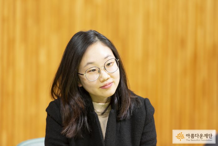하우희 (온곡중학교 지역사회교육전문가) 인물 사진입니다.