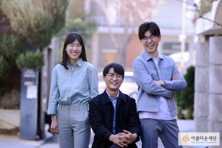 (좌측부터) 브라더스키퍼 이연지 팀장, 김효성 팀장, 김성민 대표