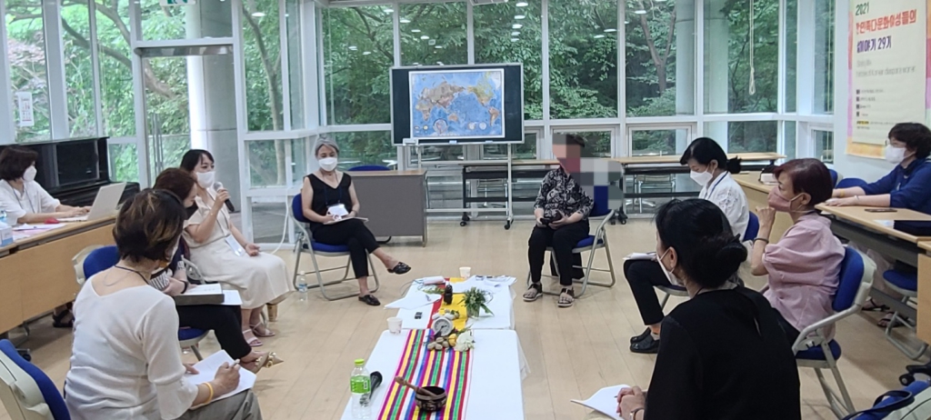 <코리안디아스포라 여성들의 삶 이야기 행사_조각보 제공>