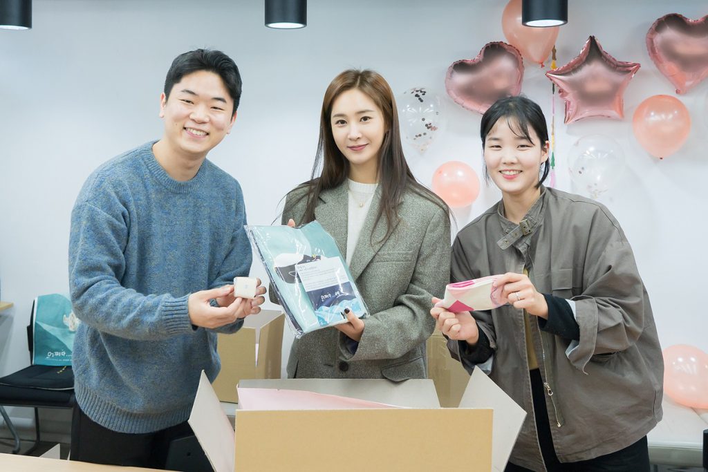 왼쪽부터 신선 캠페이너 권유리 허진이 캠페이너