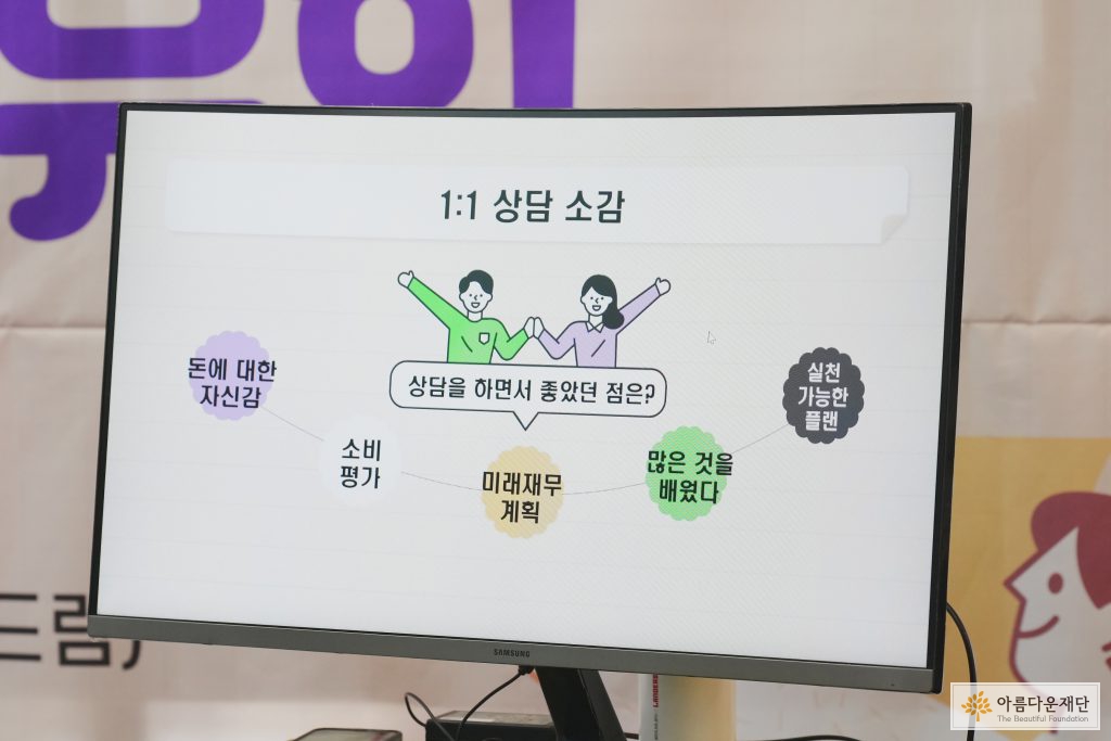 지원사업 통해 자립준비청년들에게 지원된 경제상담 소감들