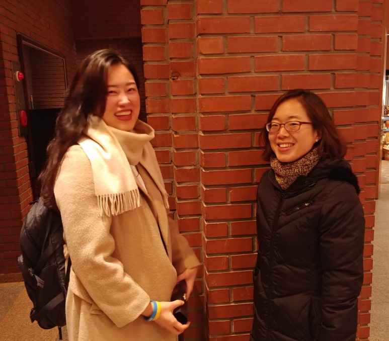제주다크투어를 만드는 은주, 가윤. 의외로 둘이 찍은 사진이 없어서 급하게 한 장