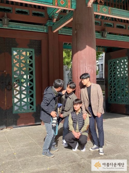 한겨레21 표지 촬영 모습