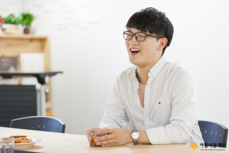 차분하게 나눔 이야기를 들려주시던 최명제 기부자님