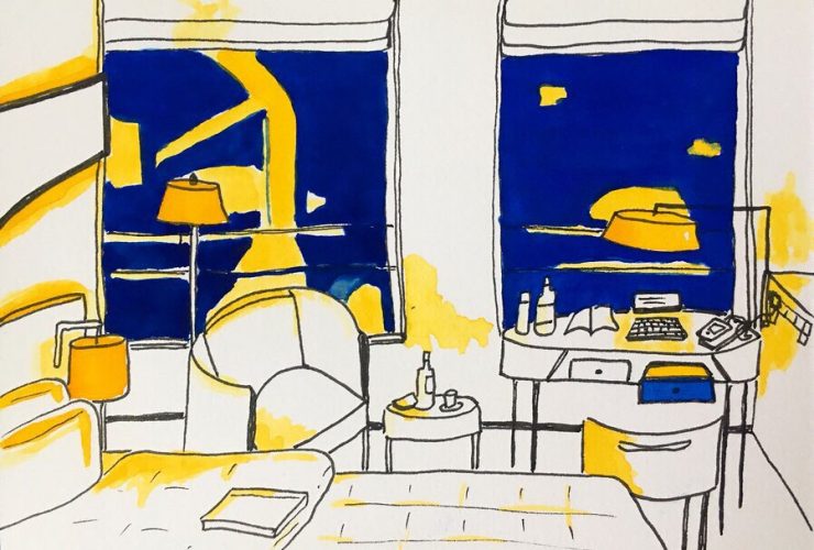 함께 시읽기 이국의 호텔 - 그림 : 장혜윤