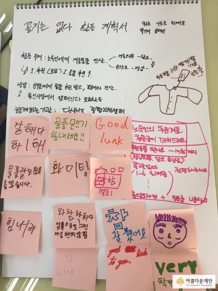 청운중-노숙인 따뜻한 겨울나기 위한 활동 계획 세우기